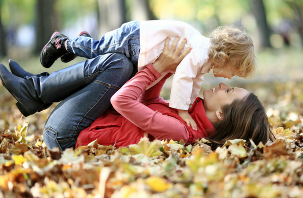 Woman and Child in Autumn | Pure Flix
