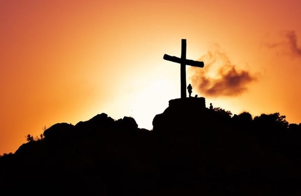 Cross with a Sunset Background | Pure Flix