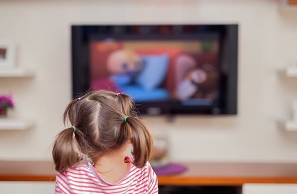 Little Girl Watching TV | Pure Flix