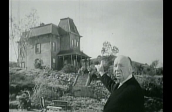 Alfred Hitchcock In Front of Bates Motel | Pure Flix