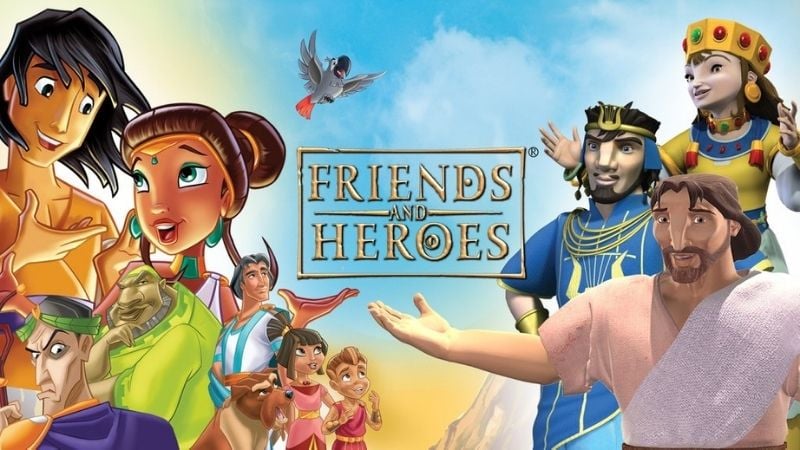 Friends And Heroes Pure Flix Animated Bible Stories