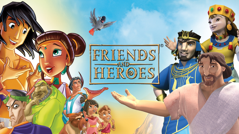 Friends and Heroes Pure Flix Kids Best Christian Cartoons for Kids