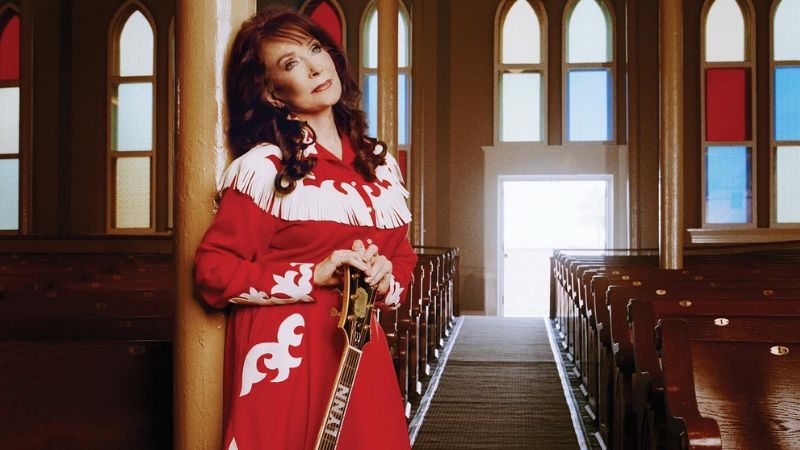 open lace back dress Amazon.com: Loretta Lynn in Red Dress Photo Print (8 x 10): Posters & Prints